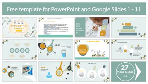 States of Matter Creative Template - PowerPoint Templates and Google Slides