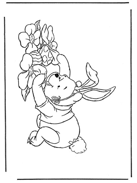 Winnie the Pooh like Easter bunny - Crafts Eastern