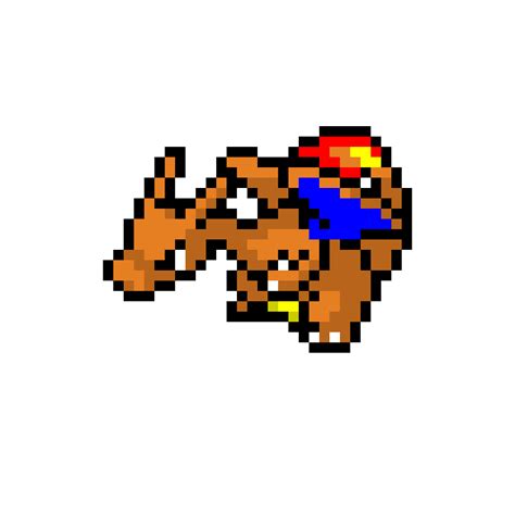 Charizard X Pixel Art