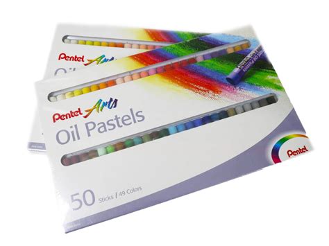 Pentel oil pastels 50 sticks/49 colors - suphanbookstationery