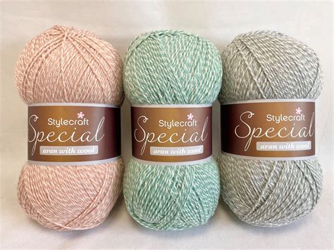 Stylecraft Special Aran With Wool 400g Wool Yarn Knitting - Etsy UK