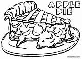 Pie Coloring Pages sketch template