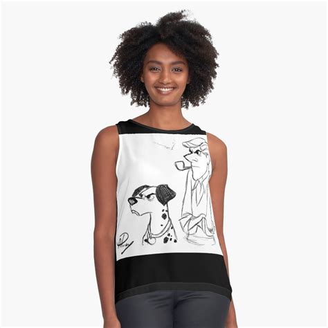 "Pongo and Roger sketch" Sleeveless Top by APParky | Redbubble