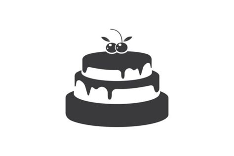 Cake Logo Vector Illustration Template Design Illustration par juliochaniago55 · Creative Fabrica