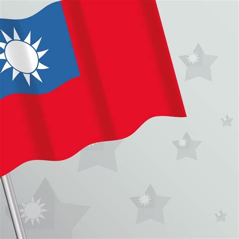 Premium Vector | Taiwan flag design