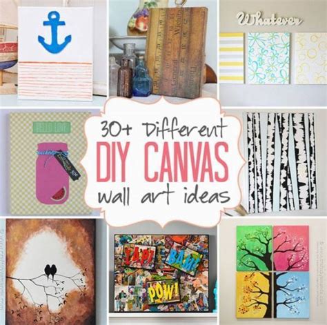 Not So Traditional Wall Art Ideas Using the Traditional Canvas – Home and Garden