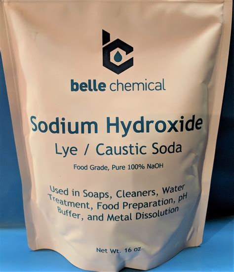 Sodium Hydroxide 100% Pure 4oz-20 Lb (Caustic Soda, Lye) Food Grade - Cleaning Products