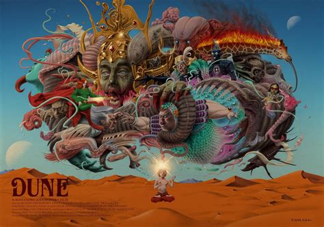 A take on "Jodorowsky's Dune" by artist H. Emmanuel Figueroa. Link in ...