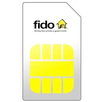 Fido SIM Card (Canada): Amazon.ca: Cell Phones & Accessories