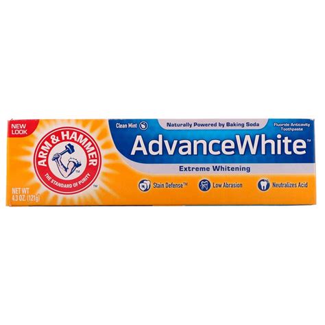 Arm & Hammer Advance White Baking Soda and Peroxide Tartar Control ...