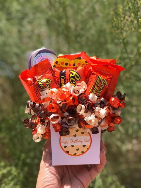 Reese's Mini Candy Bouquet - Birthday -Thank You - I Miss You - Any ...