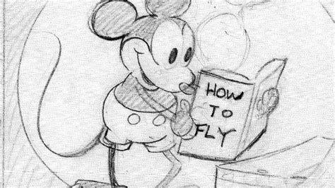 Original Mickey Mouse Drawing By Walt Disney