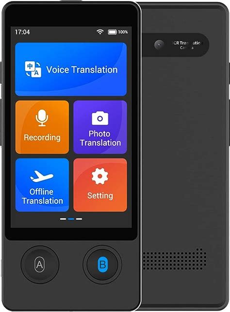 ANFIER Offline Language Translator Device [Latest AI Voice Translator - W12] 144 Languages and ...