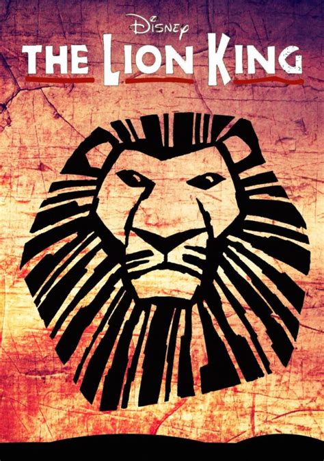 The Lion King Musical Theatre Poster