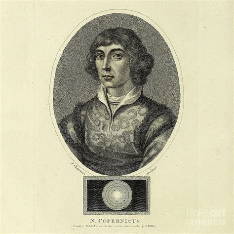 Portrait of Nicolaus Copernicus j1 Drawing by Historic illustrations