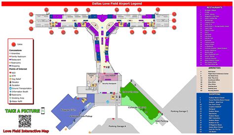 Terminal Map | Dallas Love Field Airport