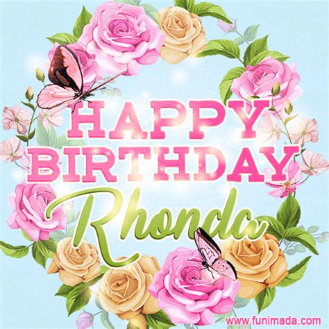 Happy Birthday Rhonda GIFs - Download on Funimada.com