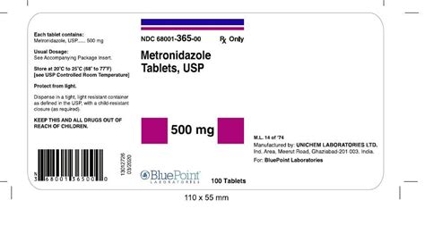 Metronidazole: Package Insert - Drugs.com