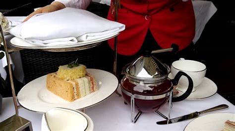 Afternoon Tea at the Montague on the Gardens, London - YouTube