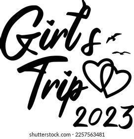 Girls Trip 2023 Clipart Girls Trip Stock Vector (Royalty Free) 2257563481 | Shutterstock