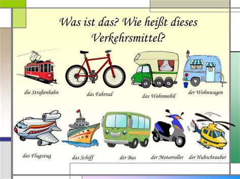 PPT - Verkehrsmittel PowerPoint Presentation - ID:5939534