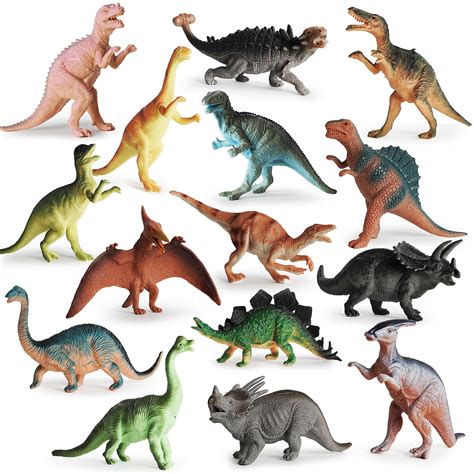 Buy BOLEY Monster (15-Pack) Large 7" Toy Dinosaurs Set - Enormous Variety of Authentic Type ...