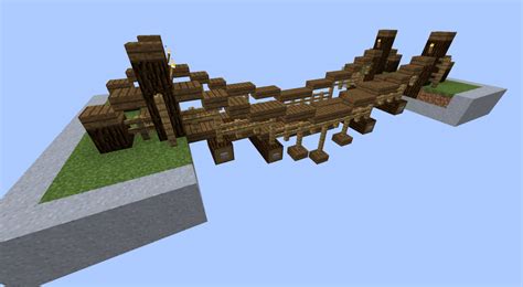 Rope Bridges + Schematic Minecraft Map