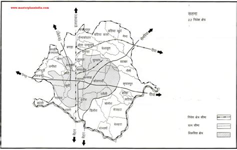 Satna Plannig Area Map PDF Download - Master Plans India