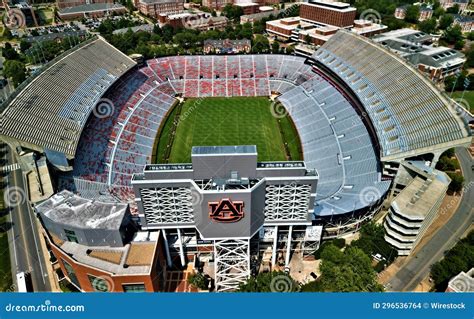 An Aerial View of the Stadium from the Top of the Hill: Auburn ...