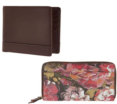 LODIS Women or Men's Italian Leather RFID Wallet — QVC.com