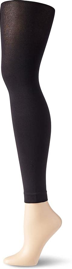 No Nonsense Women's Super Opaque Control Top Footless Tight: Amazon.co ...