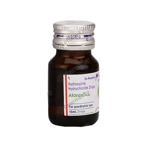 Atarax 6 MG Oral Drop (15) - Uses, Side Effects, Dosage, Composition & Price | PharmEasy