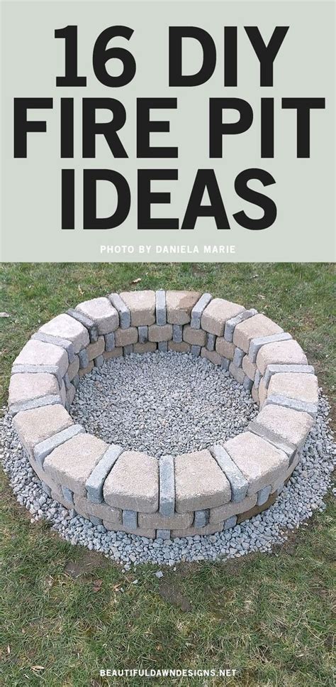 Create Your Own Backyard Oasis with These DIY Fire Pit Ideas