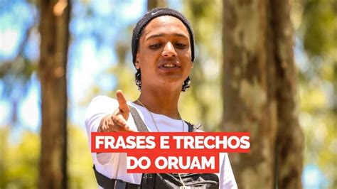 Frases do Oruam: 20 trechos do MC - Frases de Cria