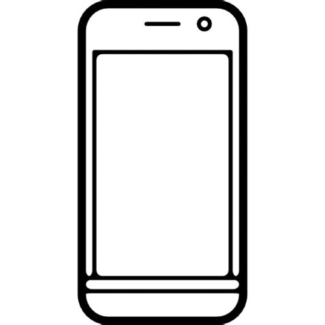 Mobile phone outline Icons | Free Download