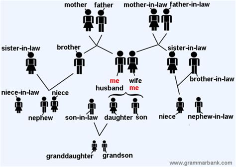 Family Tree Relationship Names in English