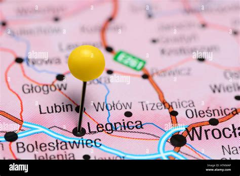 Legnica map hi-res stock photography and images - Alamy