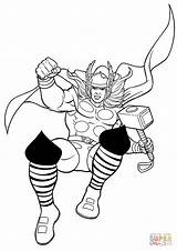 Thor The Prince Of Thunder coloring Page  Free Printable Coloring Pages sketch template