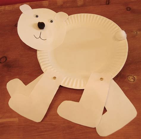 Preschool crafts, Polar bear craft, Crafts