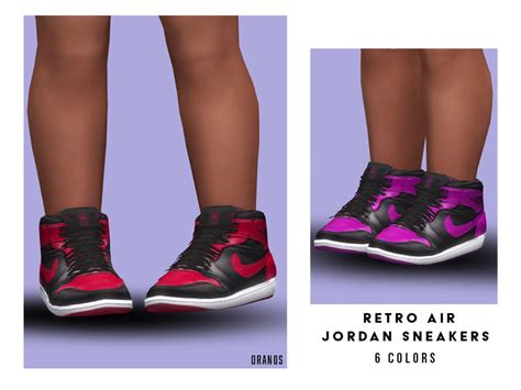 The Sims Resource - Retro Air Jordan Sneakers (Toddler)