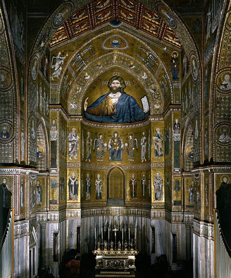 Mosaics in the Cathedral of Monreale (1180s)