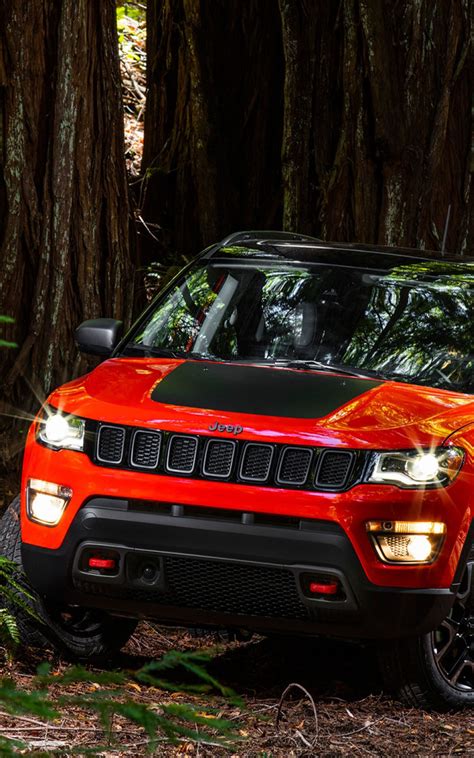 Jeep Red Compass Trailhawk - Download Free HD Mobile Wallpapers