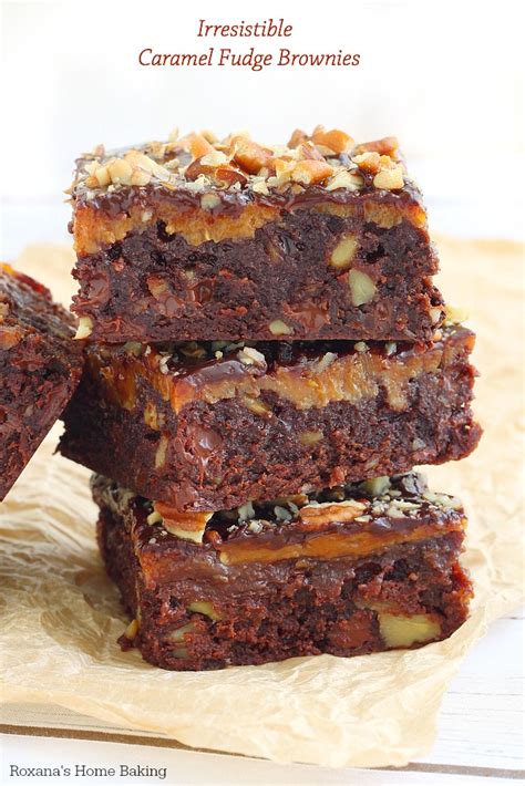 Irresistible caramel fudge brownies recipe