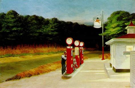 THE PUBLIC READER: Edward Hopper (Gas 1940)