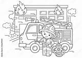 Firefighter Coloring Page A Free Boys Printa  Vrogueco sketch template