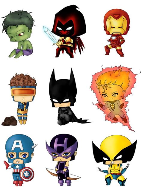 Flash Spider-Man Captain America Chibi Marvel Comics PNG, Clipart, Art, Avengers, Captain ...