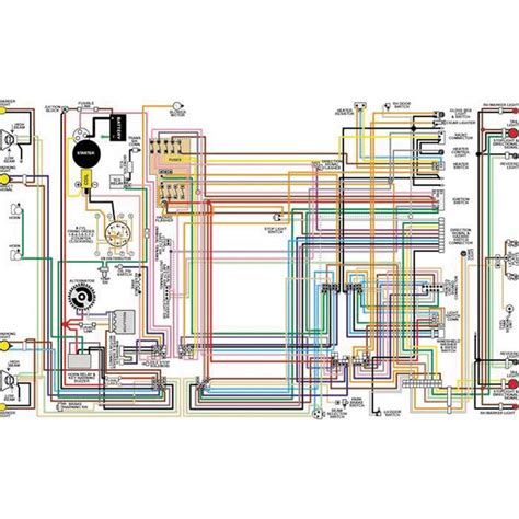 Camaro Color Laminated Wiring Diagram, 1967-1981