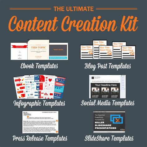 The Ultimate Kit of Content Creation Templates | Diverse | Pinterest | Online marketing ...