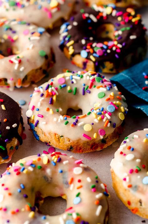 Baked Funfetti Donuts - Fresh April Flours