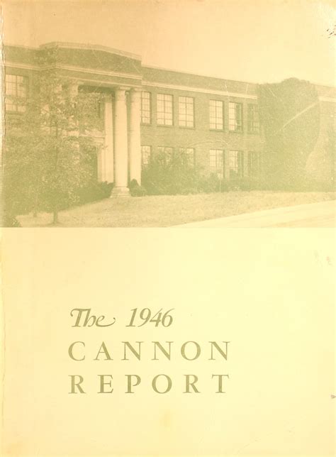 1946 yearbook from Cannon High School from Kannapolis, North Carolina ...